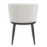 Boucle Fabric Dining Chairs in Set Of 2 - Nova