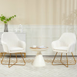 Boucle Fabric Dining Chairs in Set Of 2 - Velmora