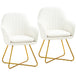 Boucle Fabric Dining Chairs in Set Of 2 - Velmora