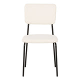 Boucle Fabric Dining Chairs in Set Of 4 - Sheldon