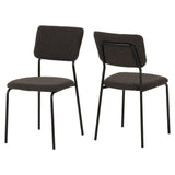 Boucle Fabric Dining Chairs in Set Of 4 - Sheldon