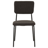 Boucle Fabric Dining Chairs in Set Of 4 - Sheldon