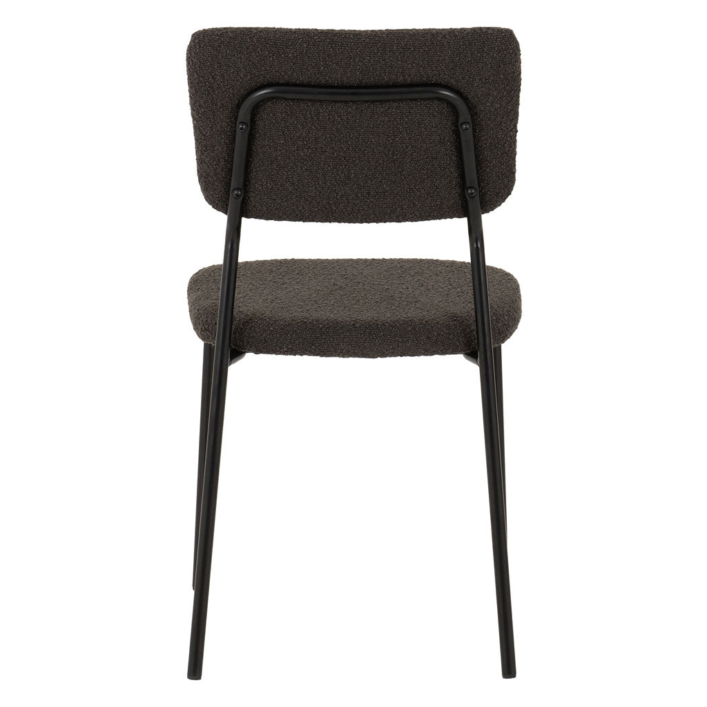 Boucle Fabric Dining Chairs in Set Of 4 - Sheldon