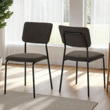 Boucle Fabric Dining Chairs in Set Of 4 - Sheldon