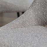 Boucle Fabric Dining Chairs in Set Of 2 - Iris