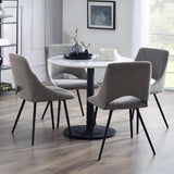 Boucle Fabric Dining Chairs in Set Of 2 - Iris
