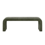 Boucle Fabric Hallway Seating Bench - Ren