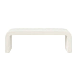 Boucle Fabric Hallway Seating Bench - Ren