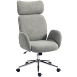 Boucle Fabric Home And Office Chair 65cm Wide - Velmora