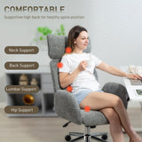 Boucle Fabric Home And Office Chair 65cm Wide - Velmora
