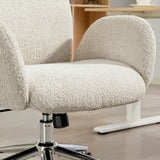 Boucle Fabric Home And Office Chair 65cm Wide - Velmora
