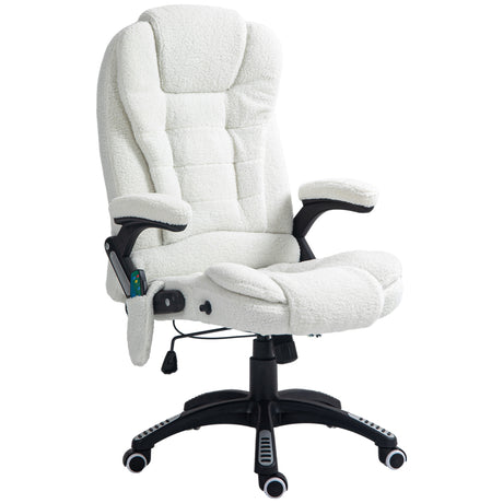 Boucle Fabric Home And Office Chair 67cm Wide With Armrest - Velmora