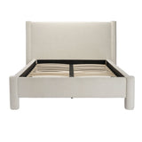Boucle Fabric King Size Bed - Dena