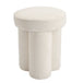 Boucle Fabric Stool Round - Fargo