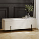 Boucle Fabric Storage Ottoman - Lola