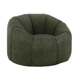 Boucle Fabric Swivel Chair - Nao