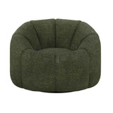 Boucle Fabric Swivel Chair - Nao
