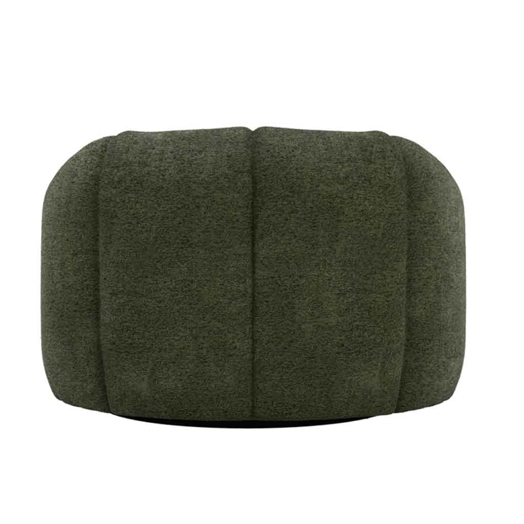 Boucle Fabric Swivel Chair - Nao