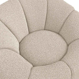 Boucle Fabric Swivel Chair - Nao
