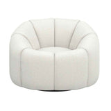 Boucle Fabric Swivel Chair - Nao