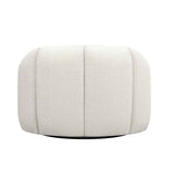 Boucle Fabric Swivel Chair - Nao