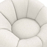 Boucle Fabric Swivel Chair - Nao