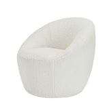 Boucle Fabric Tub Chair - Cocoon