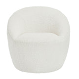 Boucle Fabric Tub Chair - Cocoon
