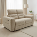 Boucle Weave Fabric 2 Seater Sofa Electric Recliner - Tokyo