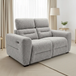 Boucle Weave Fabric 2 Seater Sofa Electric Recliner - Tokyo