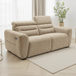 Boucle Weave Fabric 3 Seater Sofa Electric Recliner - Tokyo