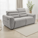 Boucle Weave Fabric 3 Seater Sofa Electric Recliner - Tokyo