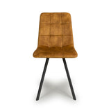 Brushed Velvet Dining Chairs in Set Of 4 - Cadiz