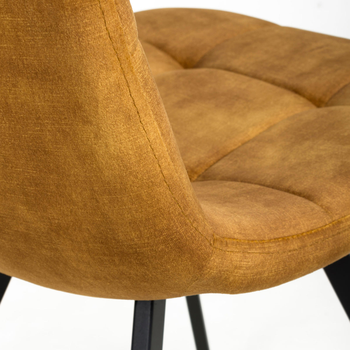 Brushed Velvet Dining Chairs in Set Of 4 - Cadiz