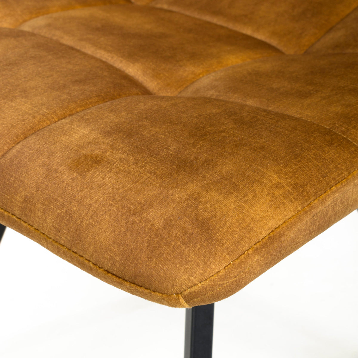 Brushed Velvet Dining Chairs in Set Of 4 - Cadiz