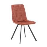 Brushed Velvet Dining Chairs in Set Of 4 - Cadiz