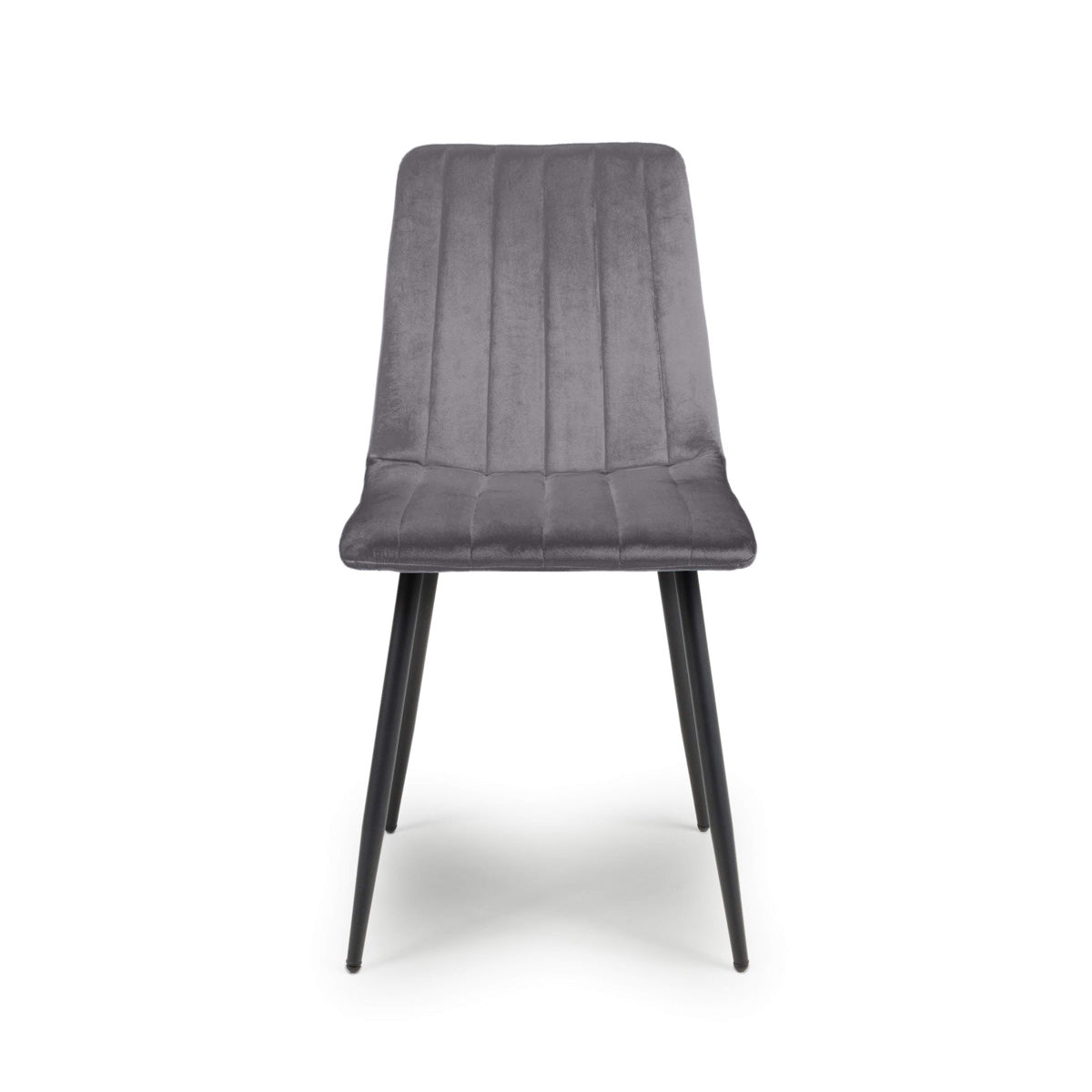 Brushed Velvet Dining Chairs in Set Of 4 - Lisbon