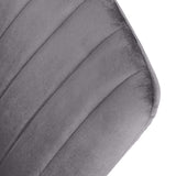 Brushed Velvet Dining Chairs in Set Of 4 - Lisbon
