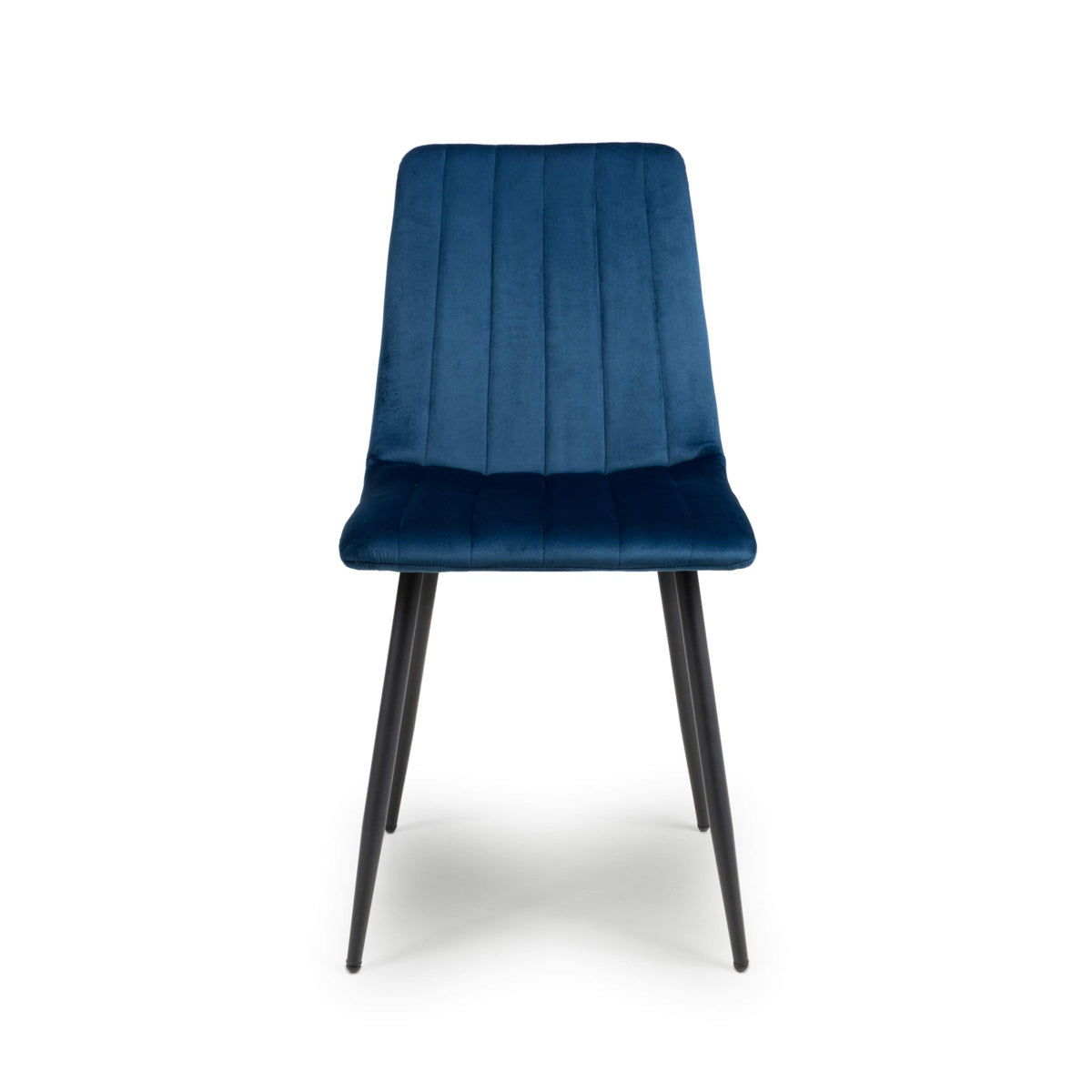 Brushed Velvet Dining Chairs in Set Of 4 - Lisbon