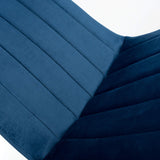 Brushed Velvet Dining Chairs in Set Of 4 - Lisbon