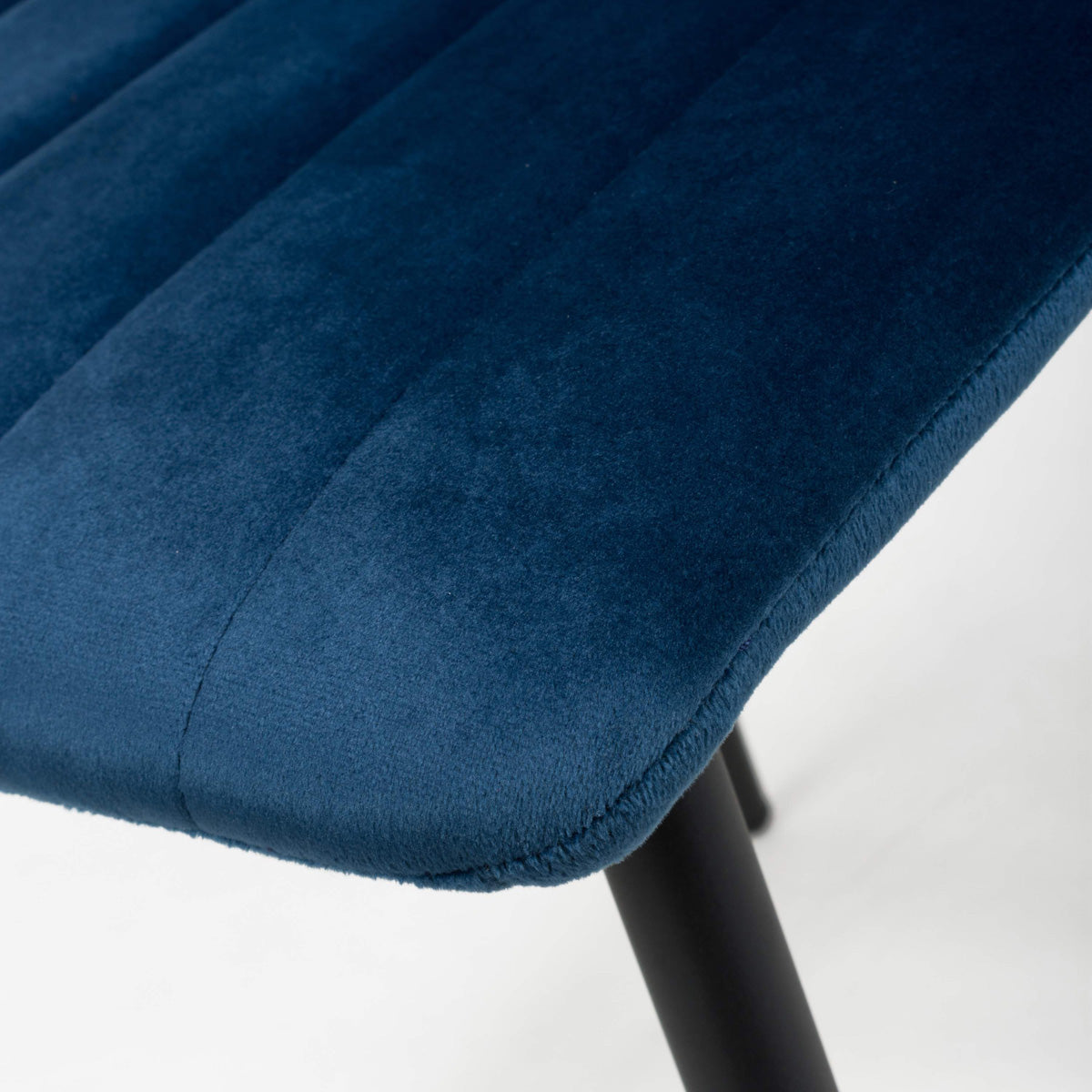 Brushed Velvet Dining Chairs in Set Of 4 - Lisbon