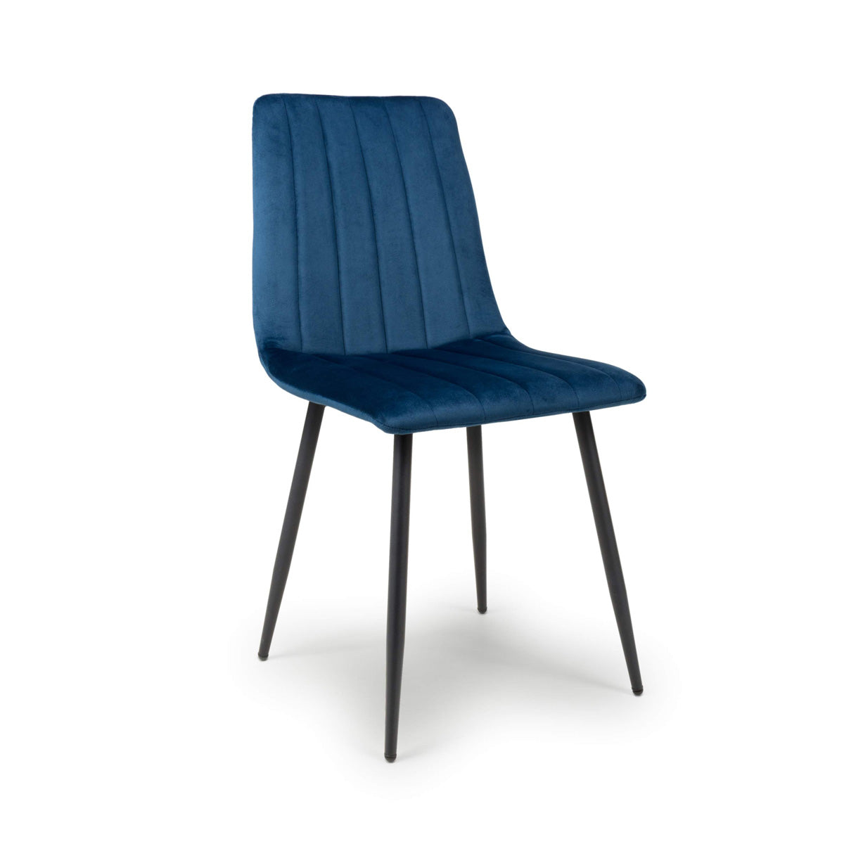 Brushed Velvet Dining Chairs in Set Of 4 - Lisbon