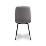 Brushed Velvet Dining Chairs in Set Of 4 - Madison