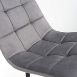 Brushed Velvet Dining Chairs in Set Of 4 - Madison