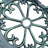 Cast Aluminum 2 Seater Garden Bench - Velmora