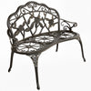 Cast Aluminum 2 Seater Garden Bench - Velmora