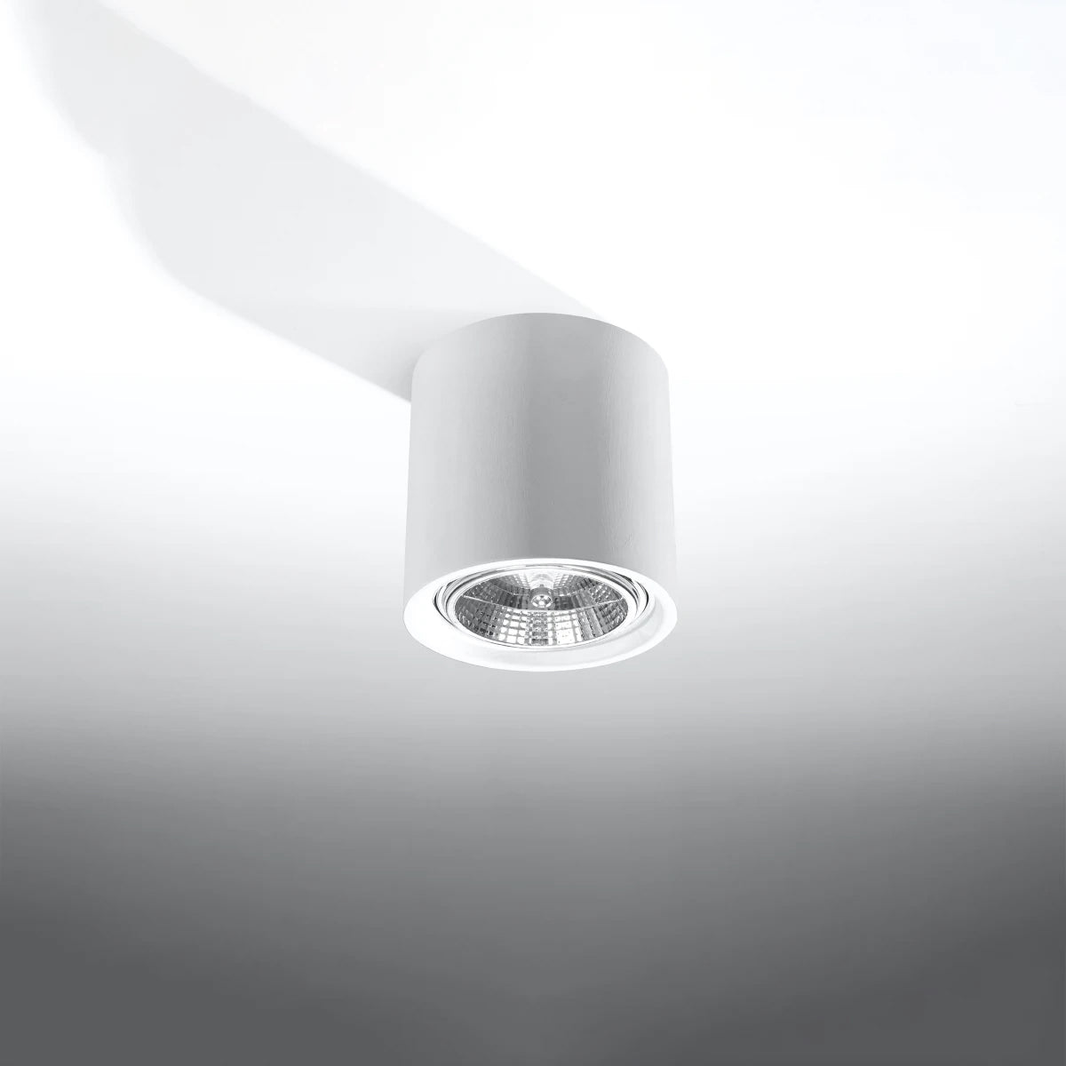 Ceramic Ceiling Light With Kalu Lamp - Cafe Au Lait