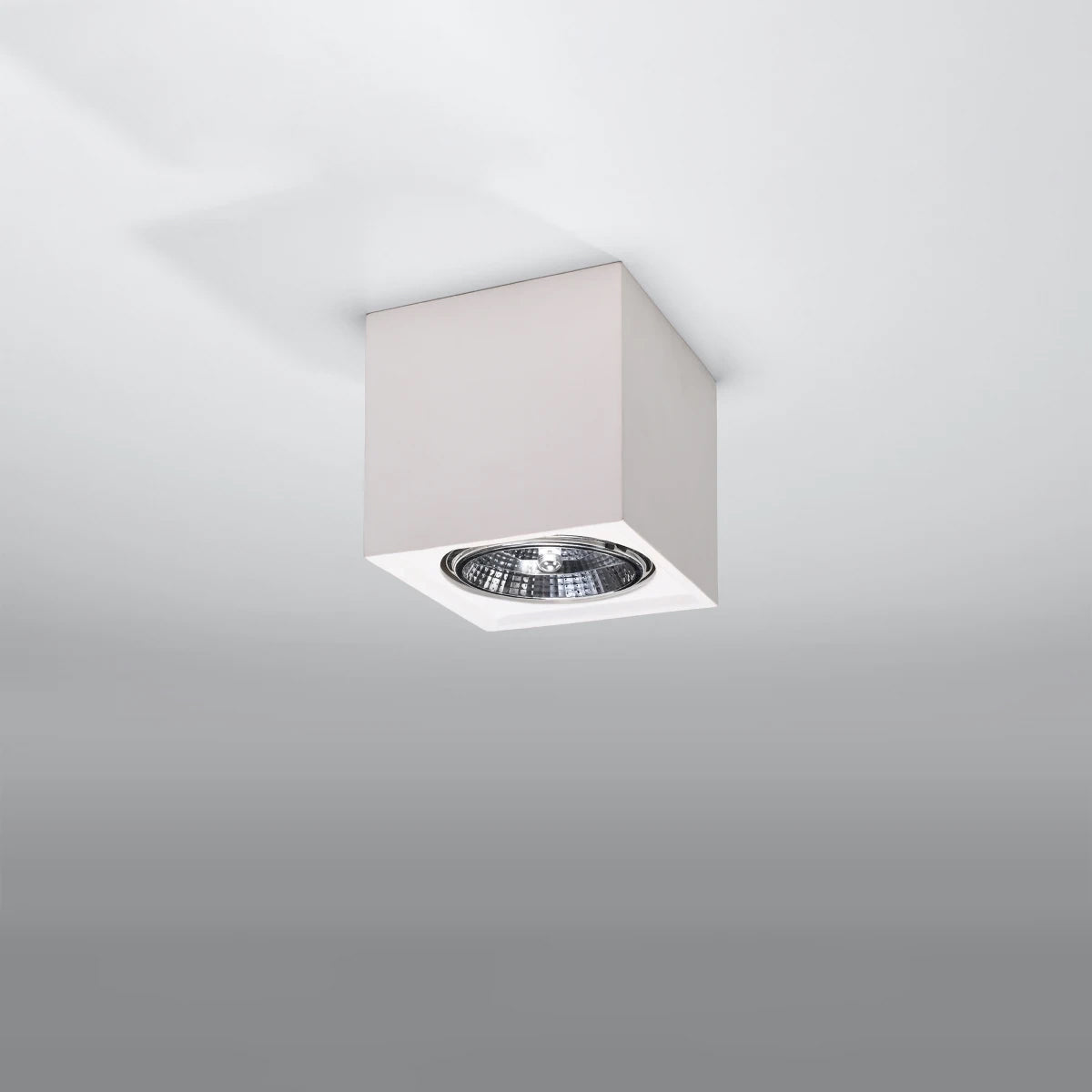 Ceramic Ceiling Light With Seida Lamp - Cafe Au Lait