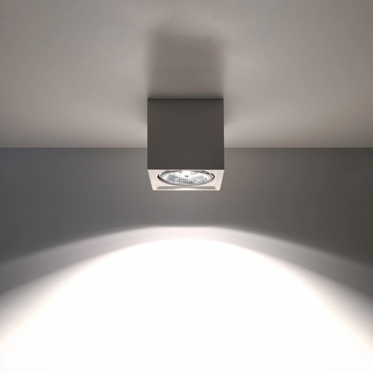 Ceramic Ceiling Light With Seida Lamp - Cafe Au Lait