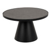 Ceramic Coffee Table 65.7cm Wide Round - Soli